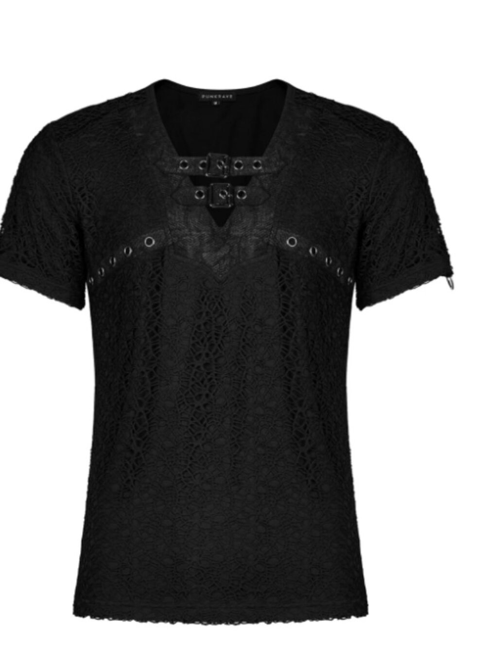 PunkRave Mobscene Distressed Top